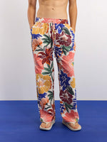 Load image into Gallery viewer, Floral Print Gauze Pull-on Pants