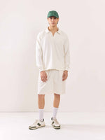 Load image into Gallery viewer, Off White Terry Polo T-shirt
