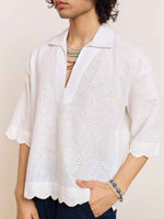 Load image into Gallery viewer, White Daisy Pullover