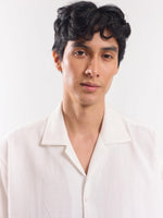 Load image into Gallery viewer, White Dobby Textured Shirt