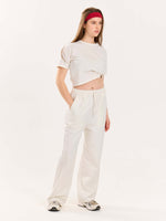 Load image into Gallery viewer, Loose Fit Off White Sweatpants