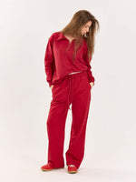 Load image into Gallery viewer, Loose Fit Red Sweatpants
