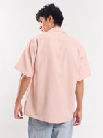 Load image into Gallery viewer, Peach Dobby Textured Shirt