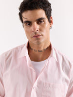 Load image into Gallery viewer, Very Light Pink Striped Poplin Oversized Shirt