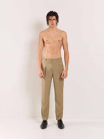 Load image into Gallery viewer, Khaki Straight Fit Trousers