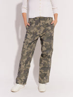 Load image into Gallery viewer, Camo Cargo Trousers