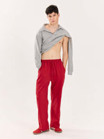 Load image into Gallery viewer, Loose Fit Red Sweatpants