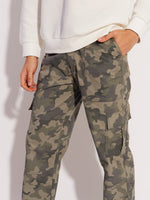 Load image into Gallery viewer, Camo Cargo Trousers