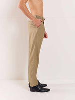 Load image into Gallery viewer, Khaki Straight Fit Trousers