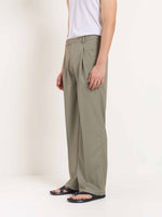 Load image into Gallery viewer, Stone Grey Baggy Fit Trousers