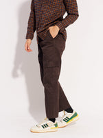 Load image into Gallery viewer, Brown Cargo Trousers
