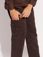 Load image into Gallery viewer, Brown Cargo Trousers
