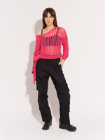 Load image into Gallery viewer, Black Cargo Trousers