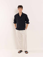 Load image into Gallery viewer, Black Textured Holiday Shirt