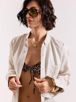 Load image into Gallery viewer, Light Beige Irish Linen Shirt