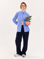 Load image into Gallery viewer, Loose Fit Navy Blue Sweatpants