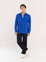 Load image into Gallery viewer, Electric Blue Poplin Shirt