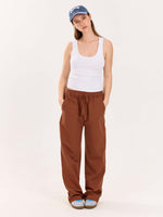 Load image into Gallery viewer, Loose Fit Brown Sweatpants