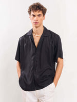 Load image into Gallery viewer, Black Resort Shirt