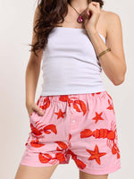 Load image into Gallery viewer, Lobster Printed Poplin Shorts