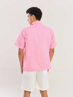 Load image into Gallery viewer, Pink Gingham Seersucker Shirt