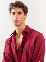 Load image into Gallery viewer, Cherry Red Drape Shirt