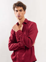 Load image into Gallery viewer, Cherry Red Drape Shirt