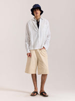 Load image into Gallery viewer, White Gauze Holiday Shirt