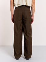 Load image into Gallery viewer, Brown Baggy Fit Trousers