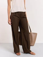 Load image into Gallery viewer, Brown Baggy Fit Trousers