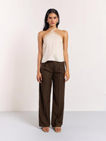 Load image into Gallery viewer, Brown Baggy Fit Trousers