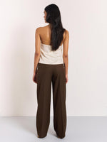 Load image into Gallery viewer, Brown Baggy Fit Trousers