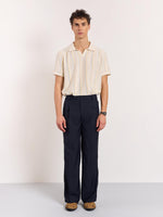 Load image into Gallery viewer, Blue Baggy Pleated Trousers