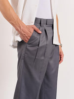 Load image into Gallery viewer, Grey Tailored Trousers