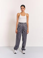 Load image into Gallery viewer, Grey Tailored Trousers