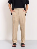 Load image into Gallery viewer, Beige Tailored Trousers