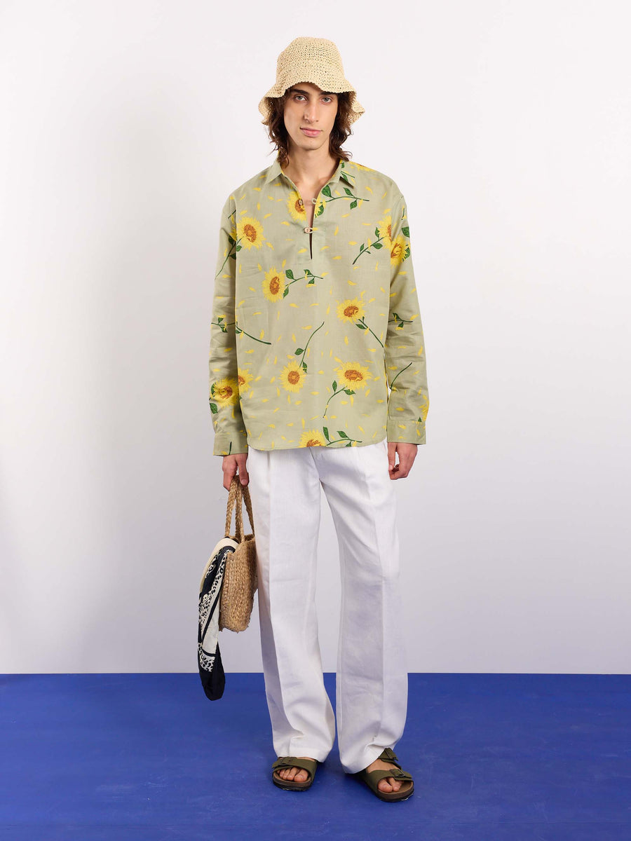 Buy Sunflower Fields Linen Pullover Online at Best Price | 5Feet11