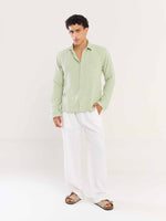 Load image into Gallery viewer, Mint Green Gauze Holiday Shirt