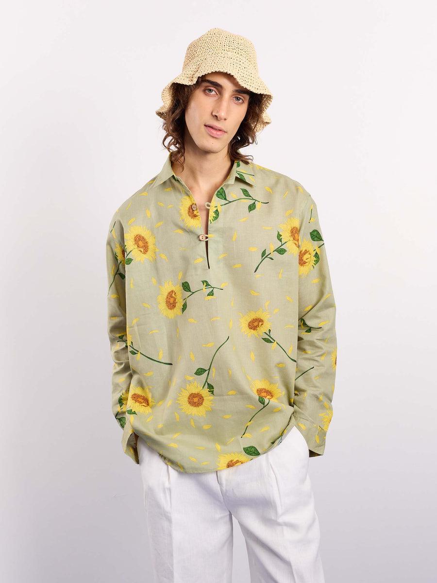 Buy Sunflower Fields Linen Pullover Online at Best Price | 5Feet11