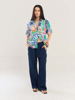 Load image into Gallery viewer, Coastal Tide Printed Shirt