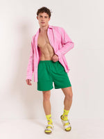 Load image into Gallery viewer, Green Terry Shorts