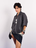 Load image into Gallery viewer, Black Kantha Pullover