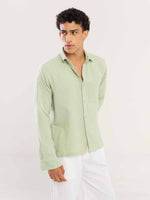 Load image into Gallery viewer, Mint Green Gauze Holiday Shirt