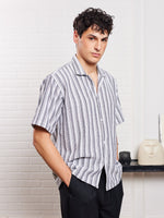 Load image into Gallery viewer, Black & White Knit Shirt