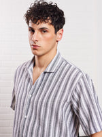 Load image into Gallery viewer, Black & White Knit Shirt