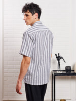 Load image into Gallery viewer, Black & White Knit Shirt