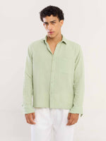 Load image into Gallery viewer, Mint Green Gauze Holiday Shirt