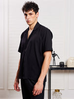 Load image into Gallery viewer, Black Textured Shirt
