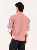 Load image into Gallery viewer, Red Checkered Cropped Shirt