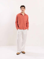 Load image into Gallery viewer, Rust Gauze Holiday Shirt